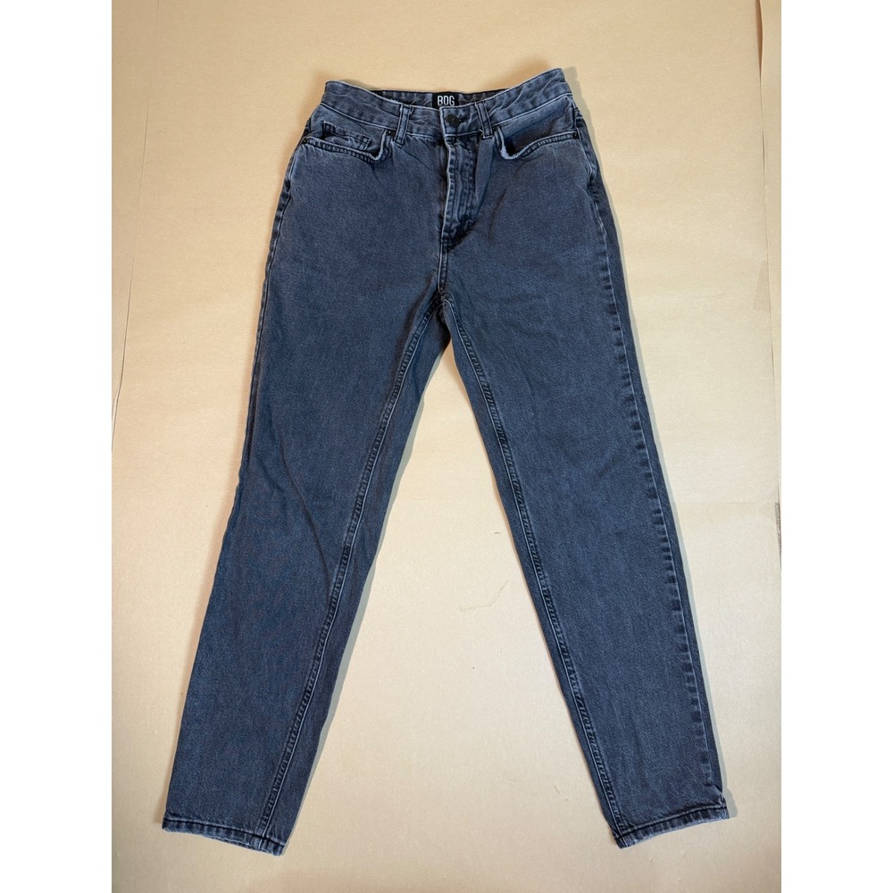 BDG Urban Outfitters Mom Jeans High-Rise Petite Black Wash Denim Size 25‎